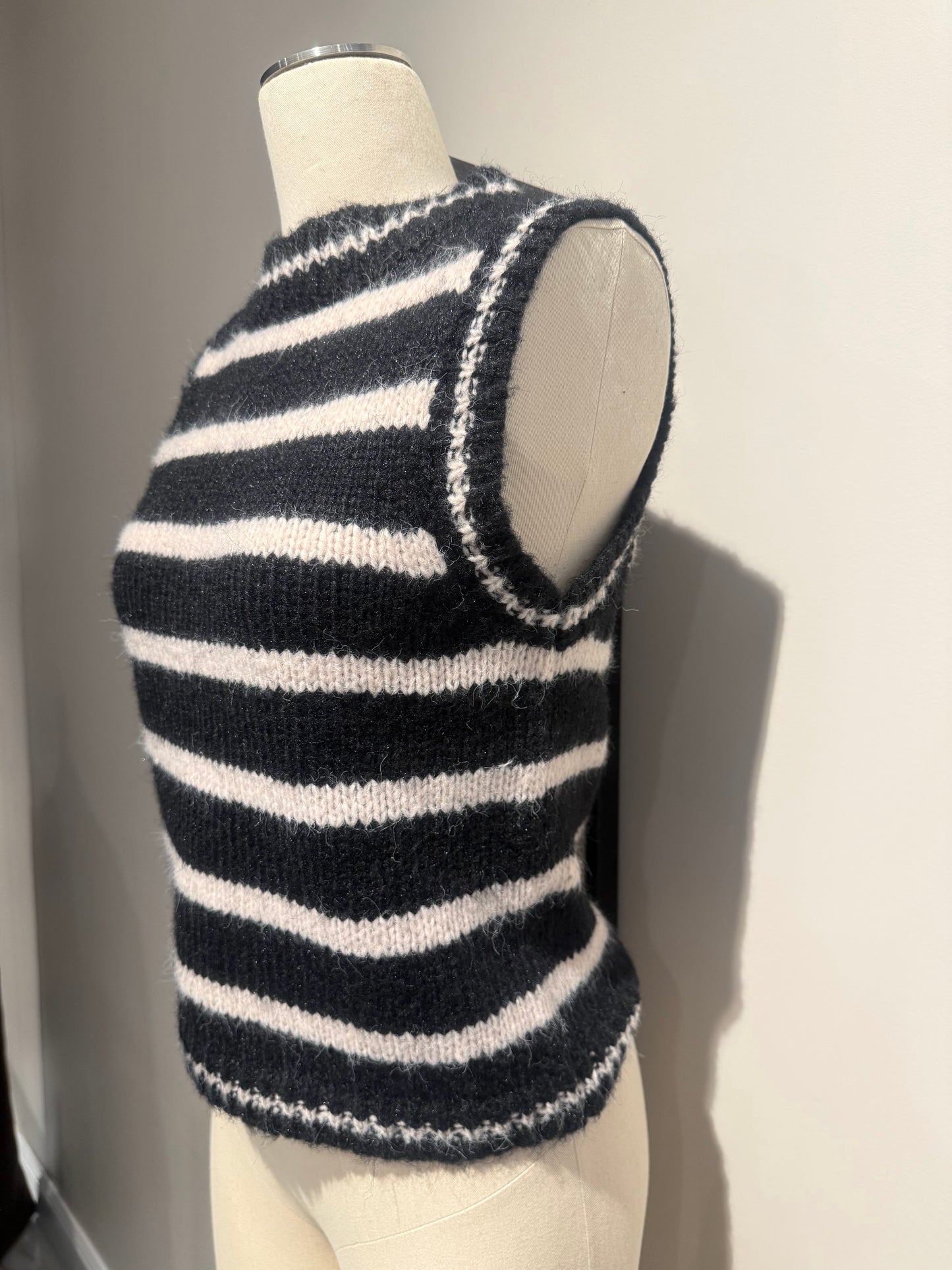 Sleeveless Striped Top