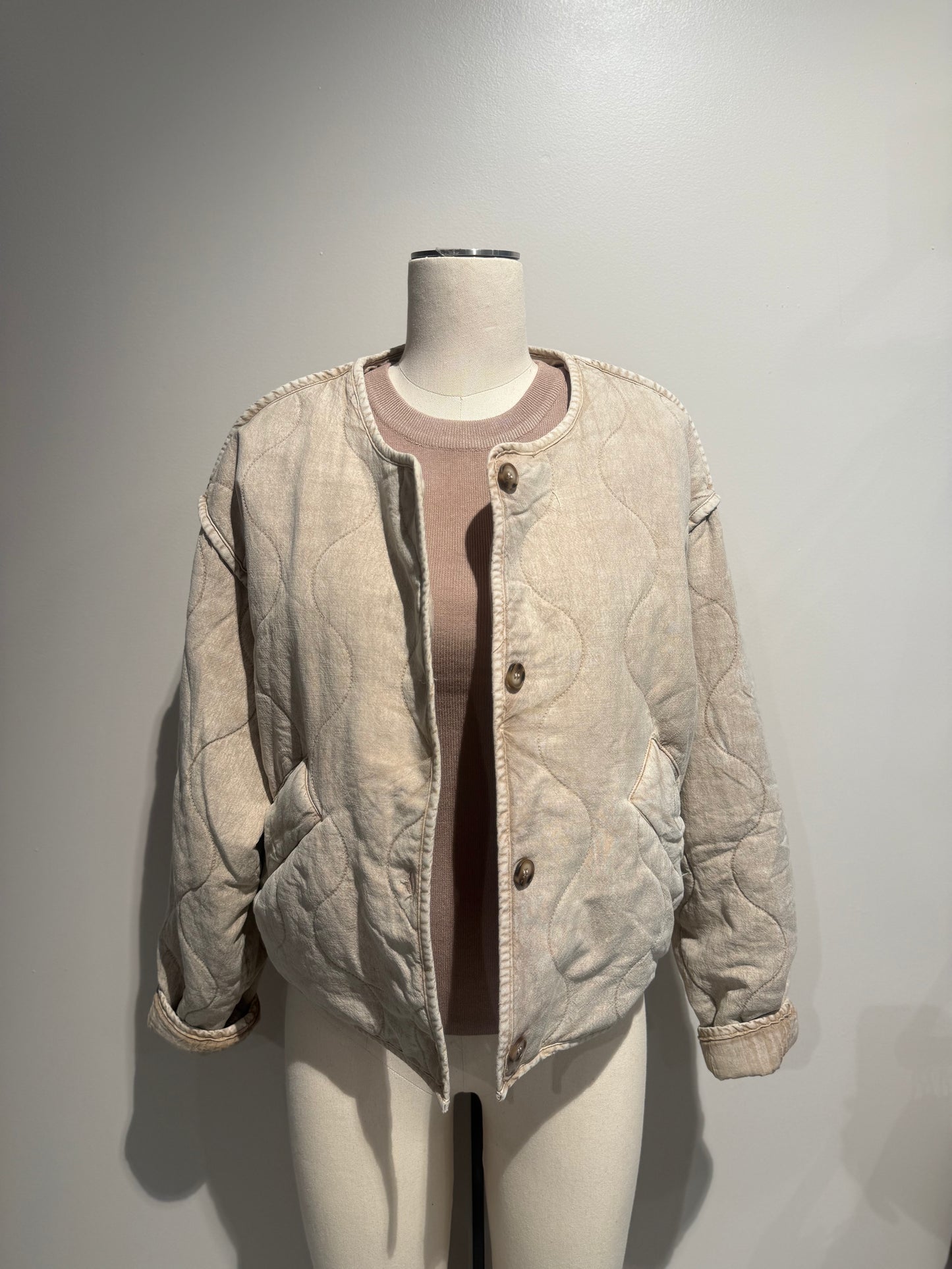 Quilted Cropped Jacket