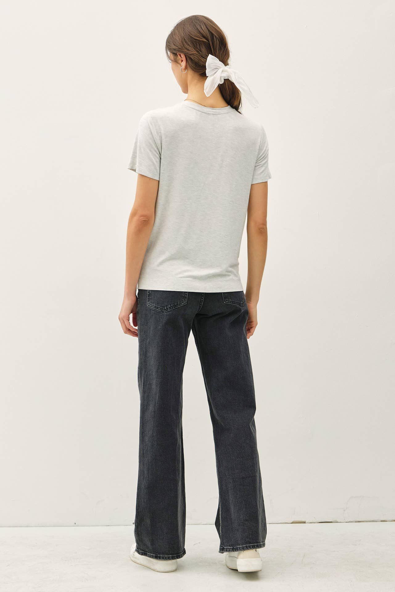 NEW COLOR-BAMBOO/MODAL BASIC ROUND NECK T-SHIRT