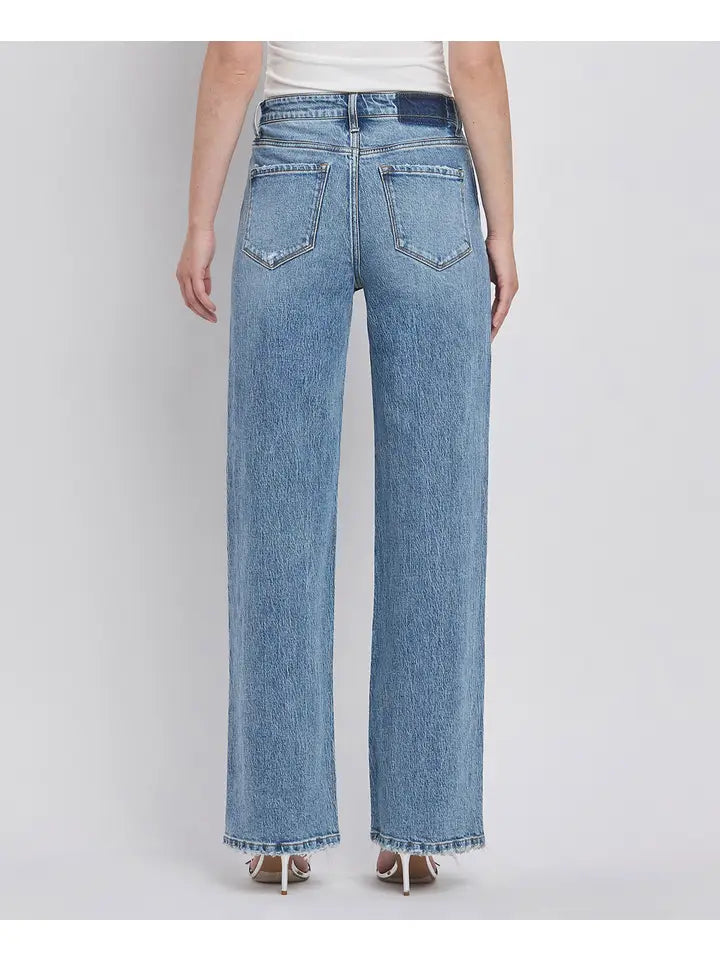 Claire 90's Super High Rise Wide Jeans