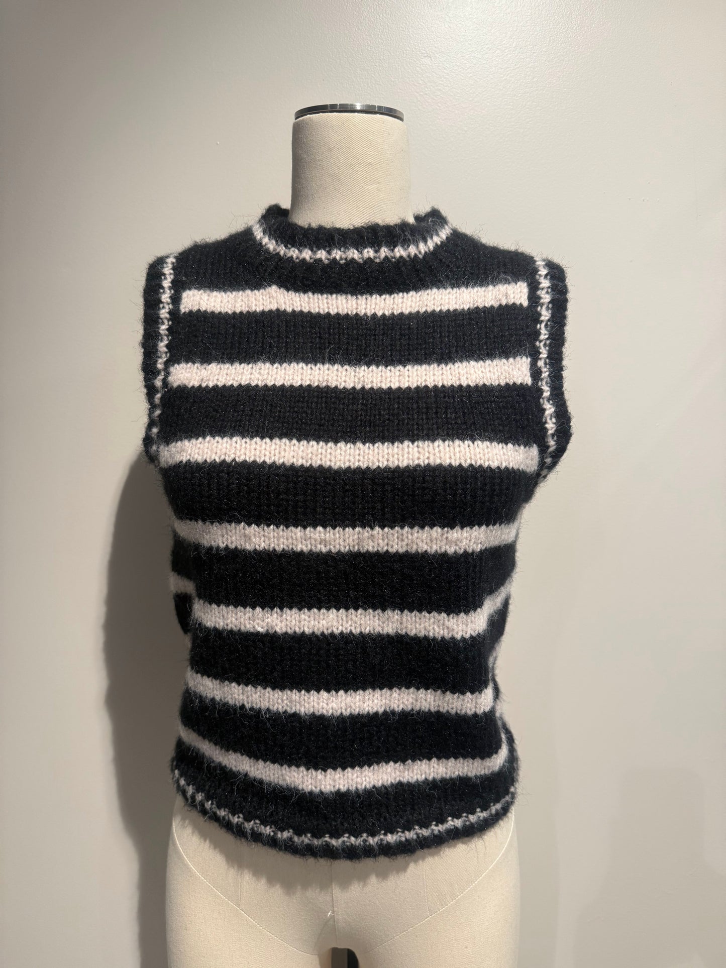 Sleeveless Striped Top