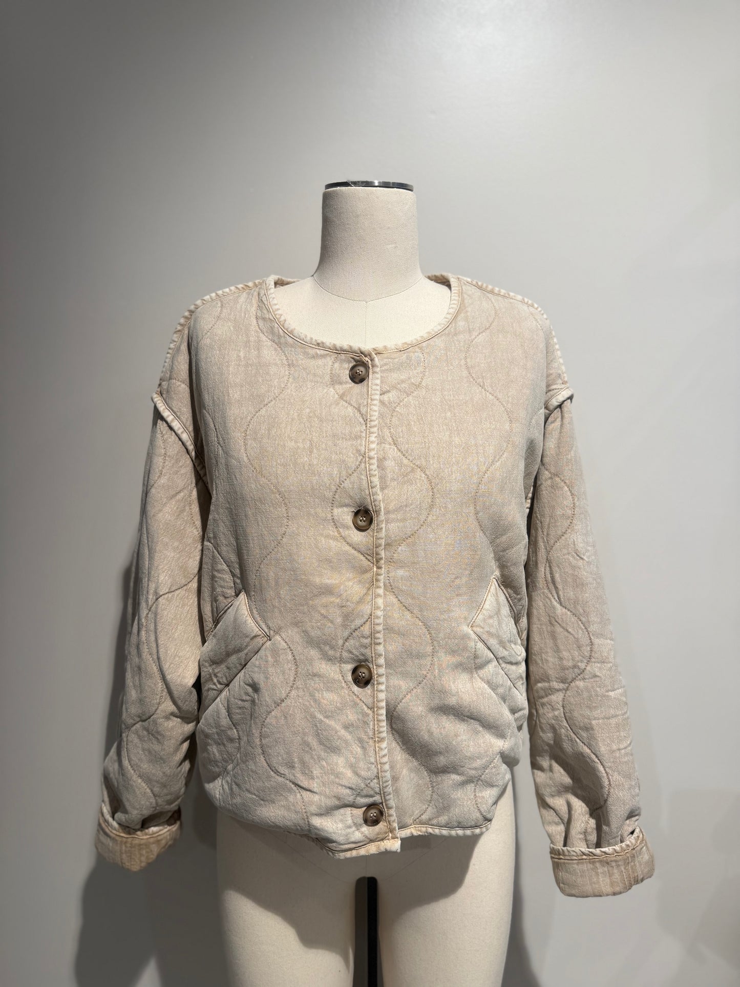 Quilted Cropped Jacket