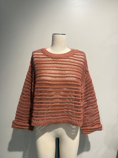 Boat Neck Knit Top