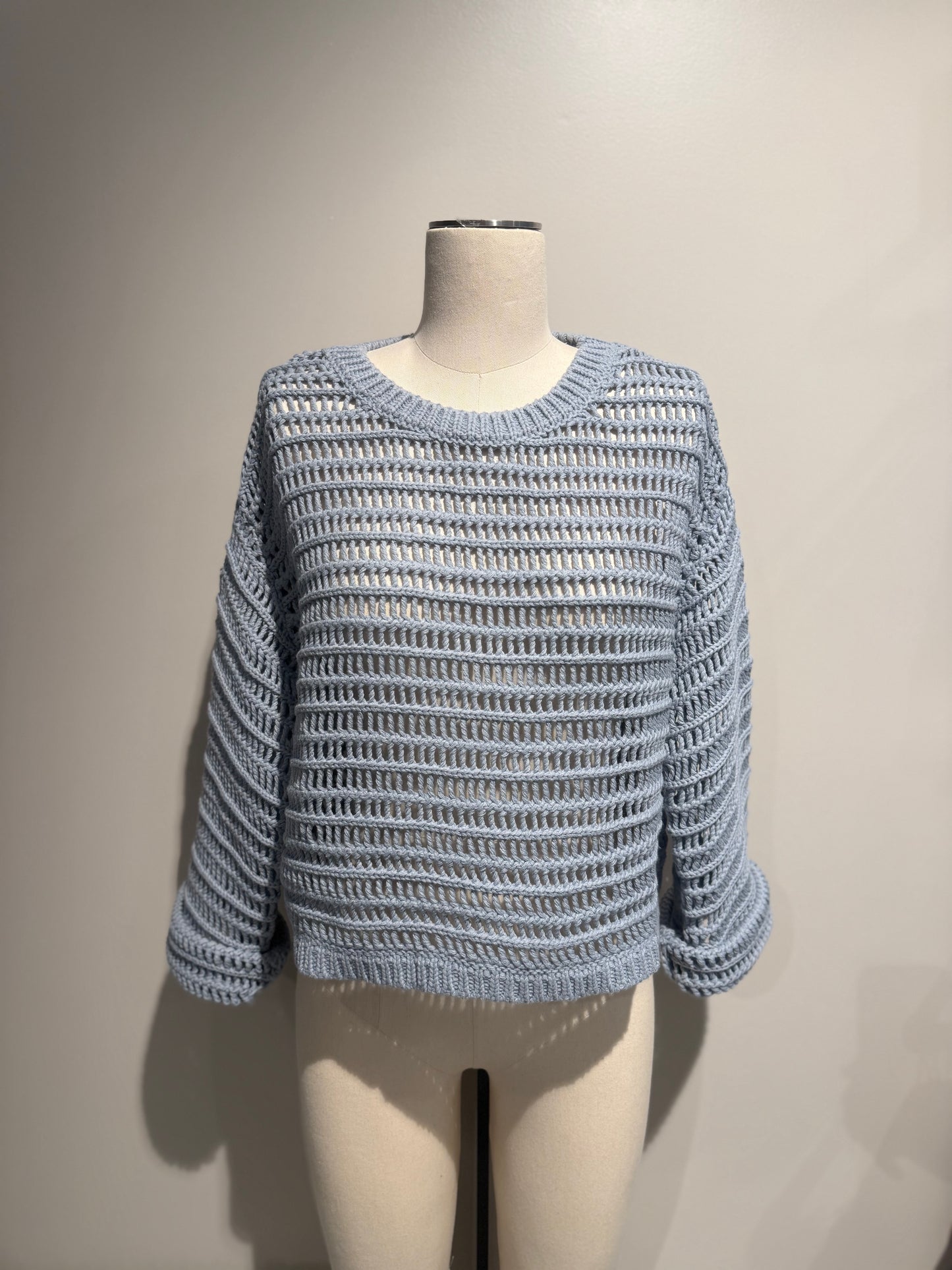 Boat Neck Knit Top