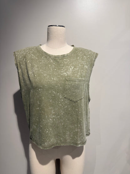 Acid Washed Tank Top