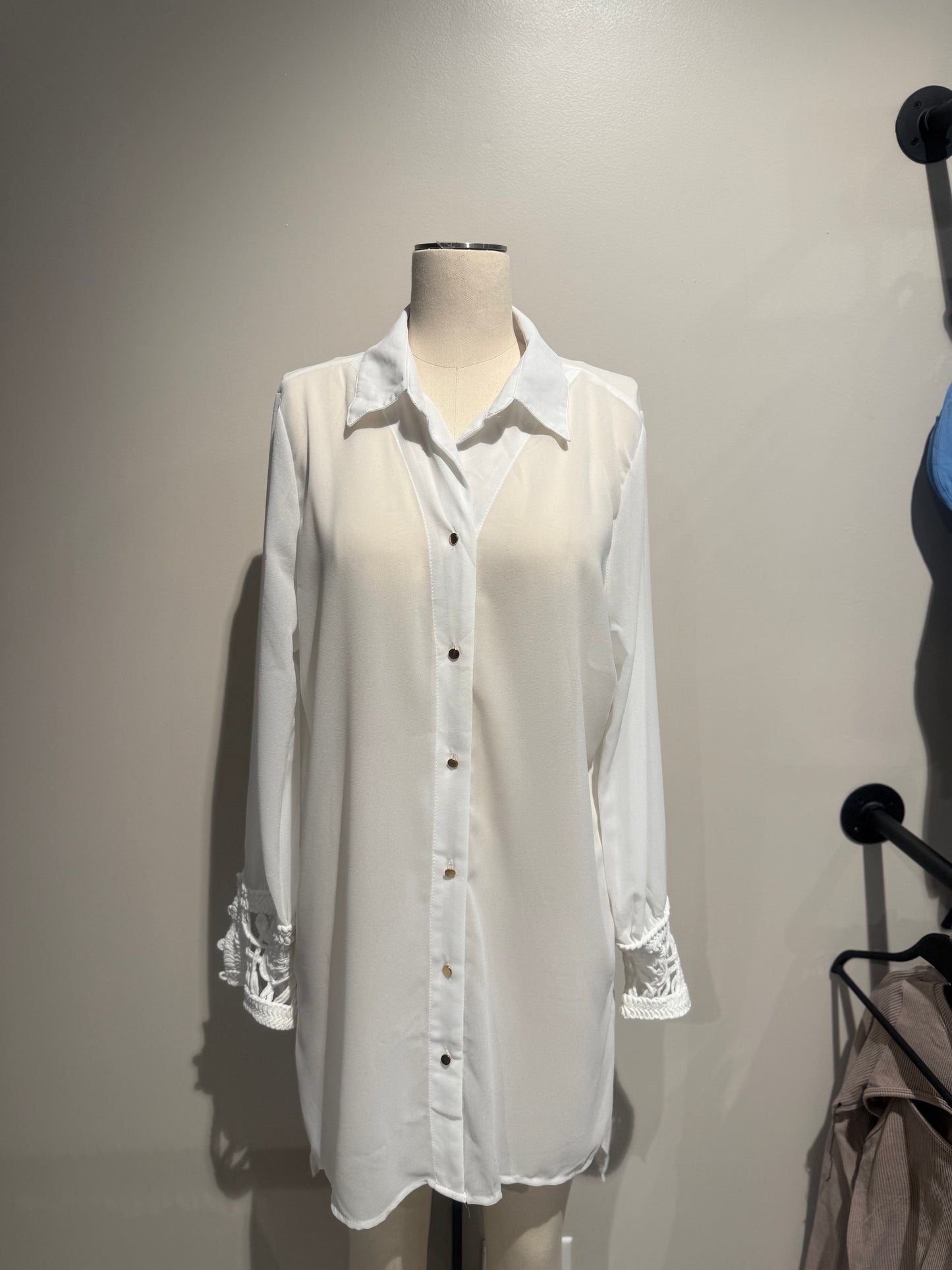 Fluid Long Sleeve Blouse