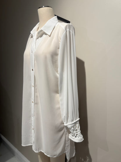 Fluid Long Sleeve Blouse