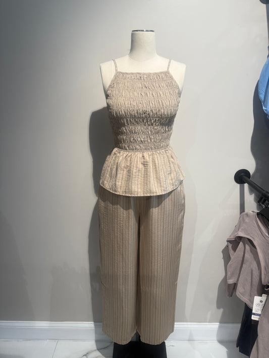 Peplum Pant Set