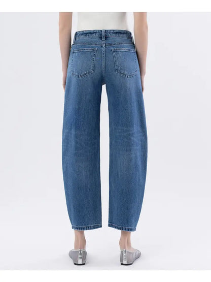 Kate 1 High Rise Mild Barrel Leg Jeans