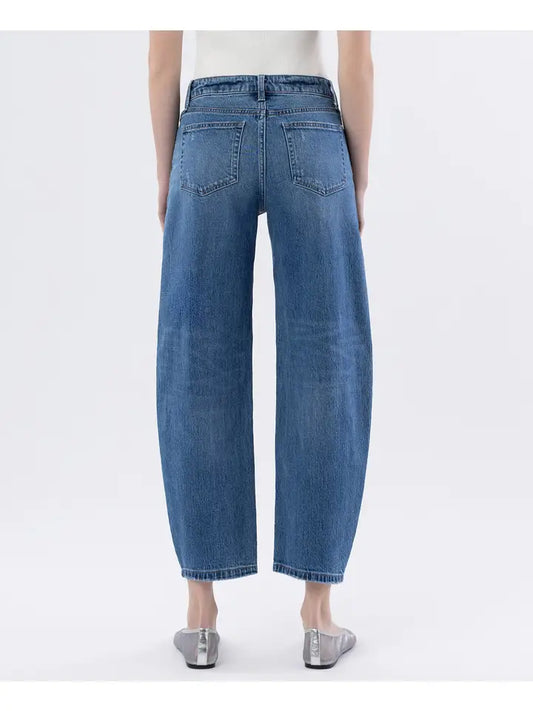 Kate 1 High Rise Mild Barrel Leg Jeans