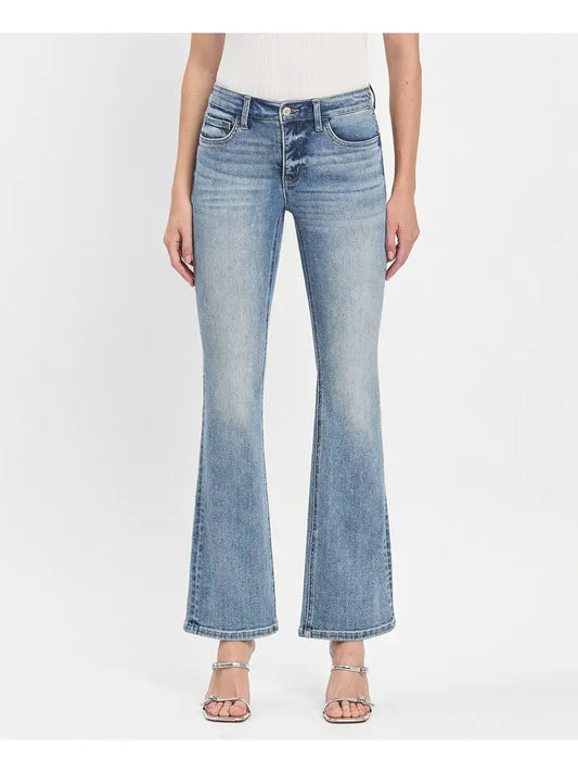 Miranda Mid Rise Full Length Bootcut Jeans